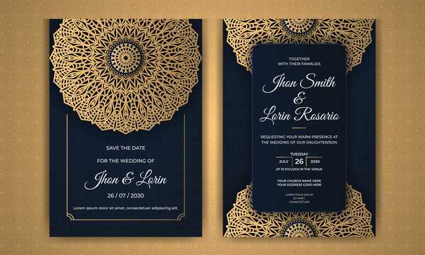 invitation card for wedding