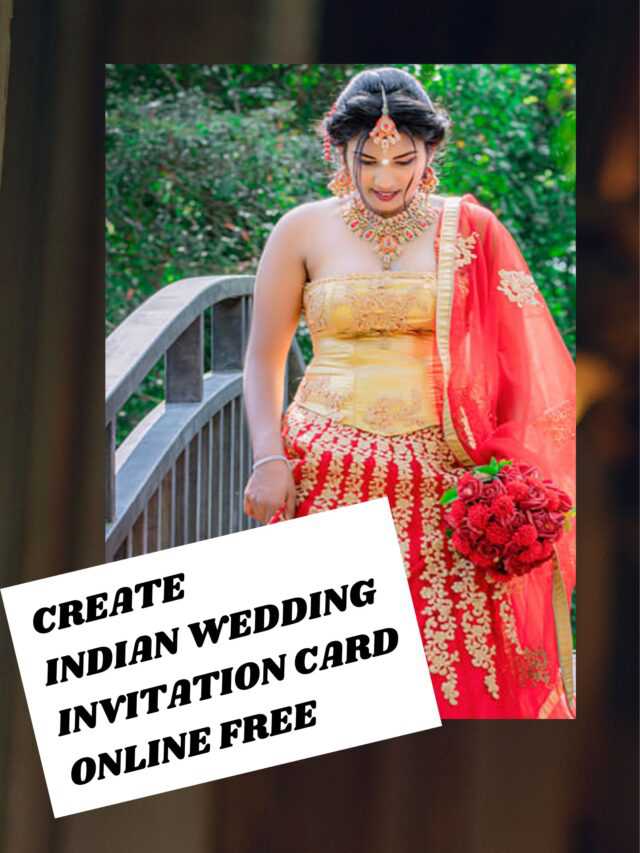 create indian wedding invitation card online free