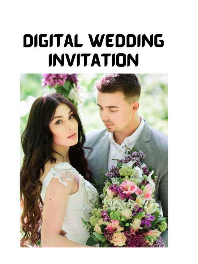 digital wedding invitation