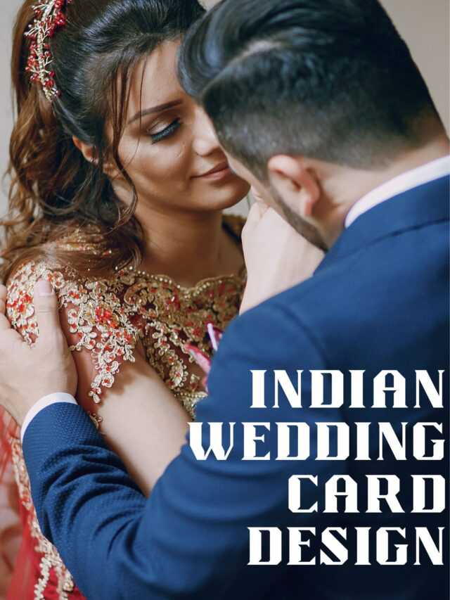 indian wedding card design