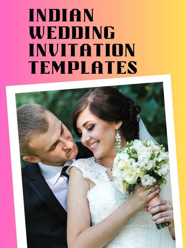 indian wedding invitation templates