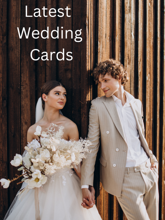 latest wedding card