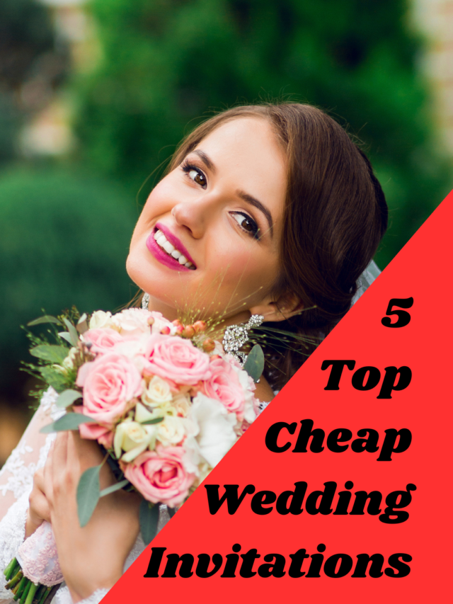 5 Top Cheap Wedding Invitations