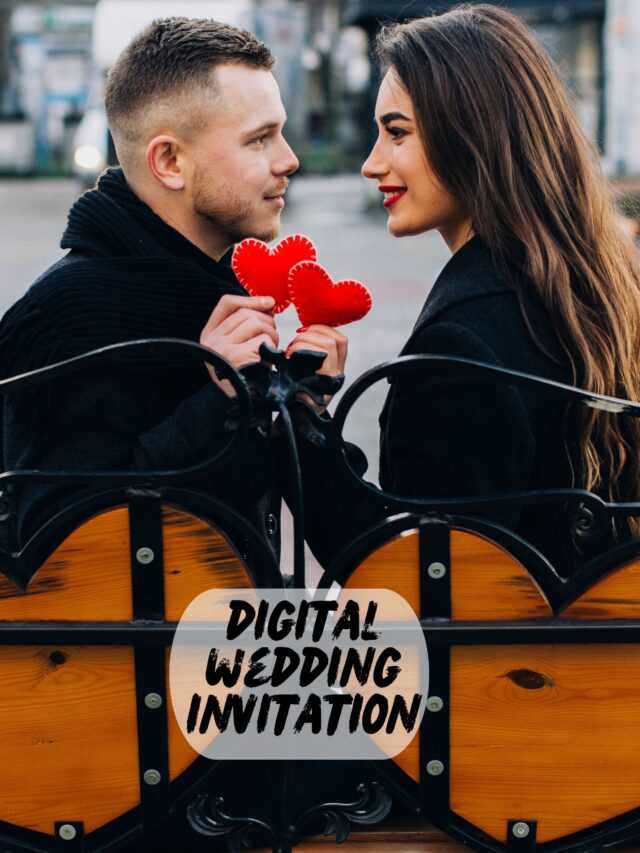 digital wedding invitation