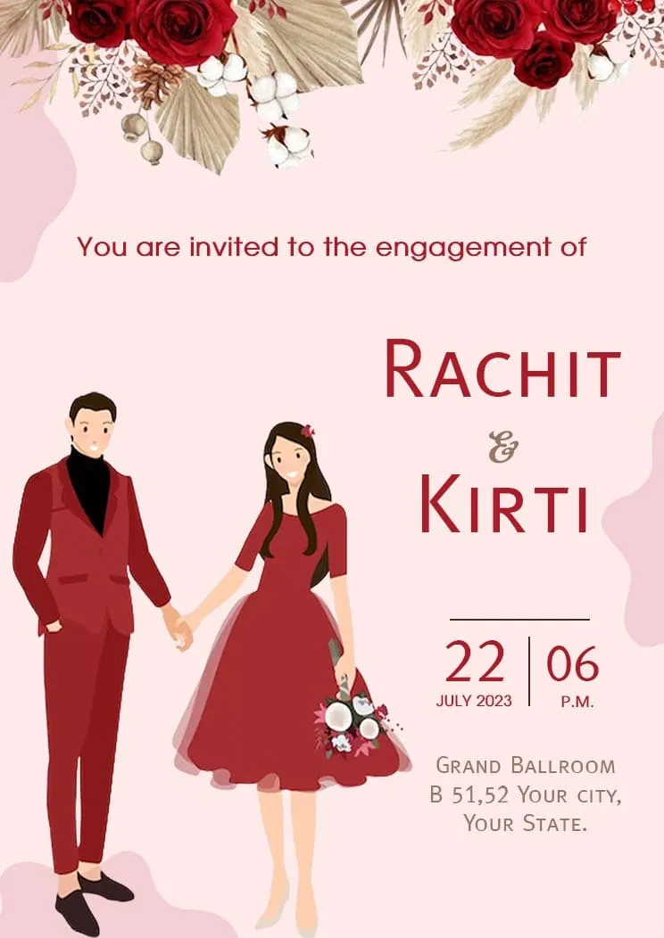 Find the Perfect English Indian Wedding Card for Your Celebration