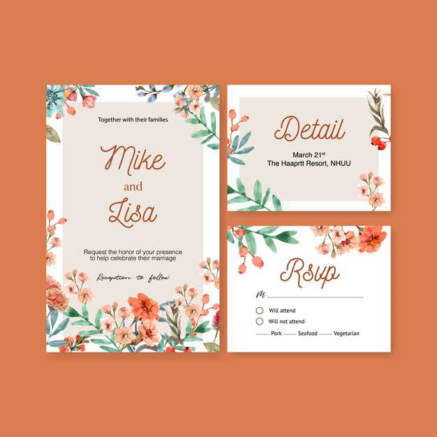 RSVP in Wedding Card