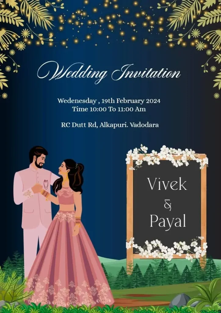 Wedding Invitation Card Template Free Download