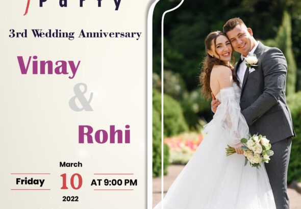 Anniversary Invitation in Hindi