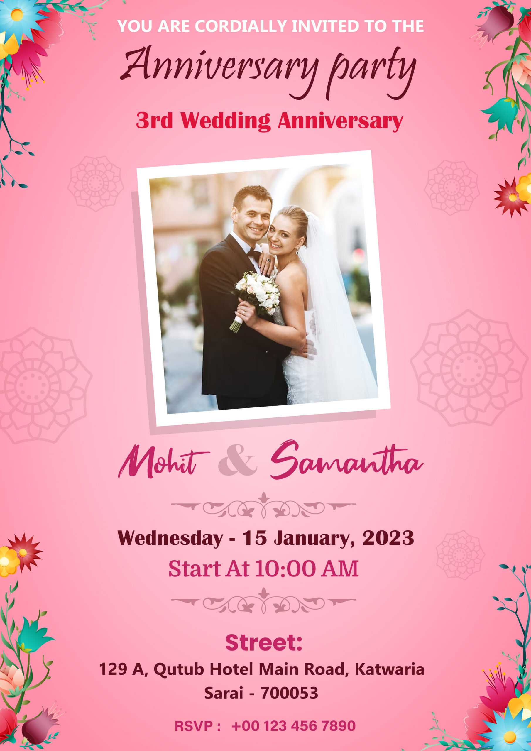 Best Anniversary Invitation Card Format: Make Your Card Stand Out
