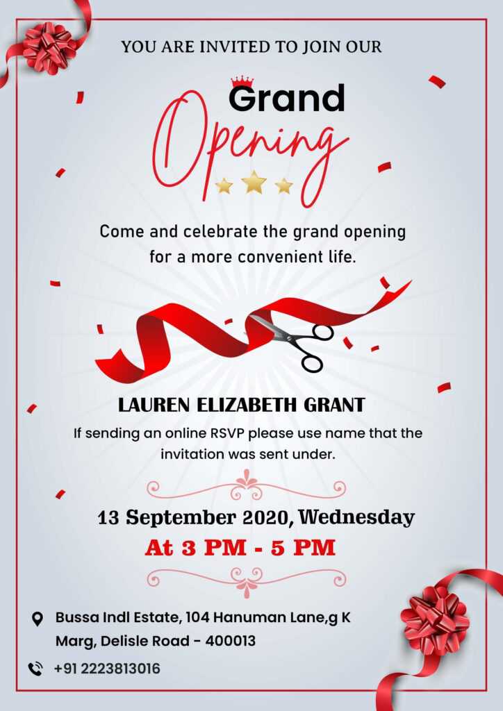 Invitation Card Opening Ceremony: A Guide to Creating Memorable Invitations  - Crafty Art