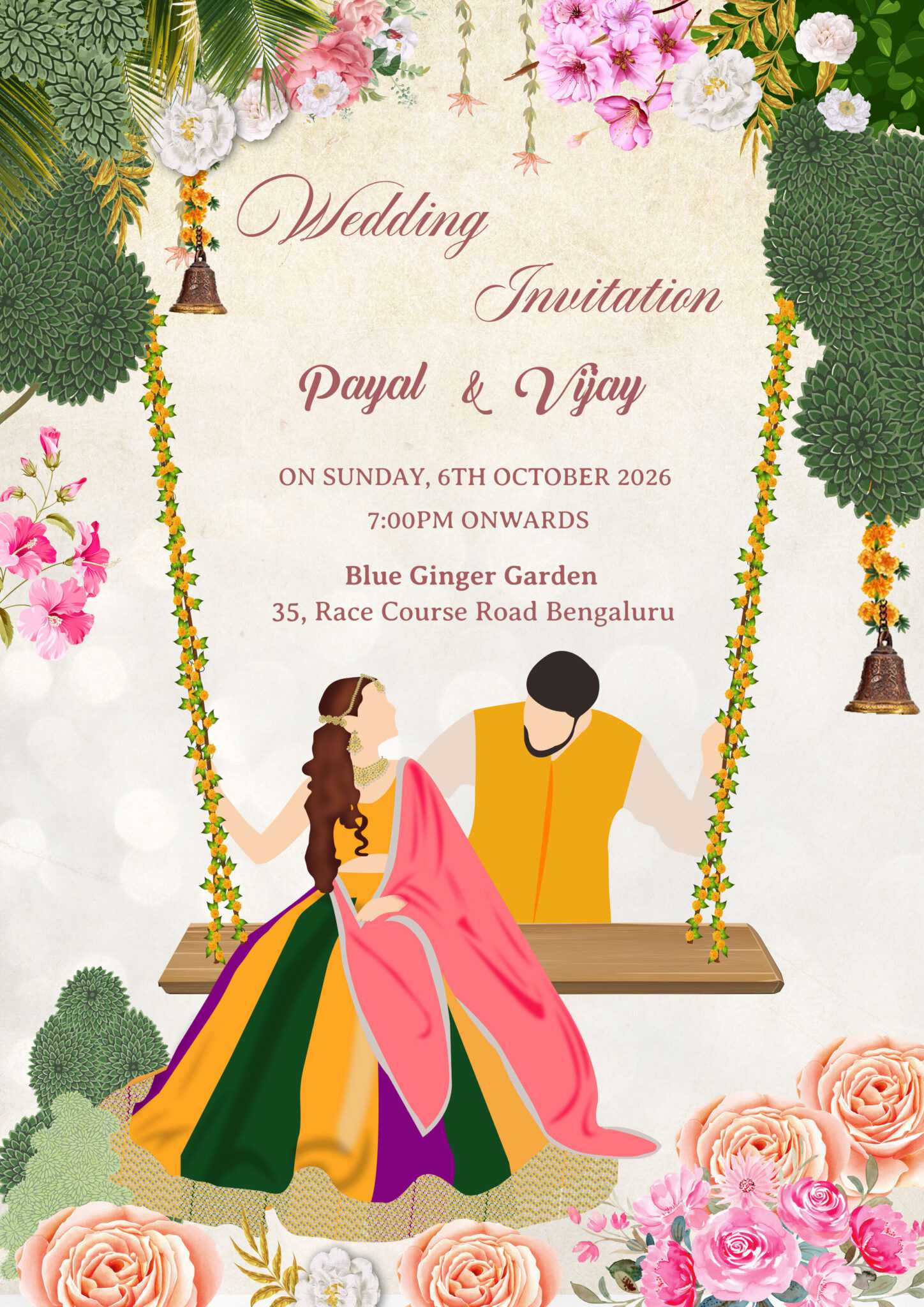 Elegant Wedding Invitation Cards