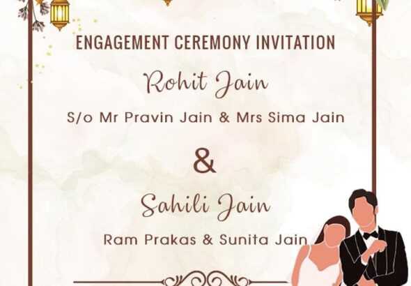 Invitation Card for Engagement