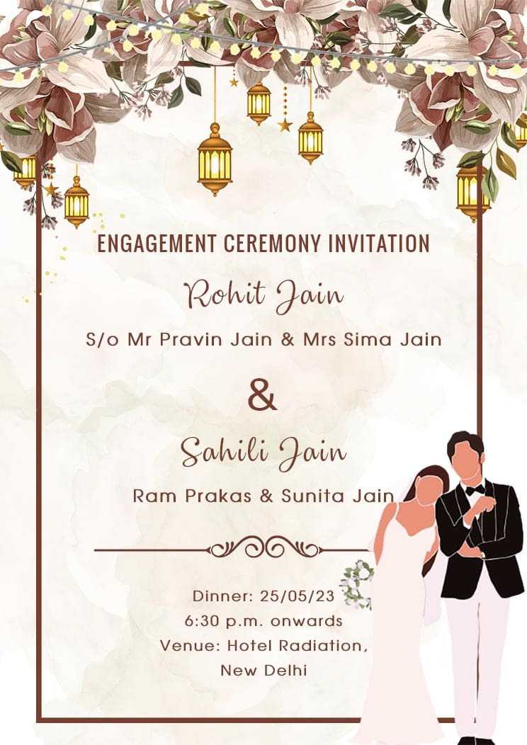Invitation Card for Engagement: Creating Memorable Moments