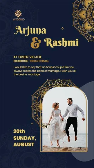 Indian Editable Wedding Invitation Templates