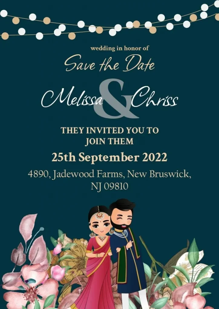 wedding invitation whose name goes first