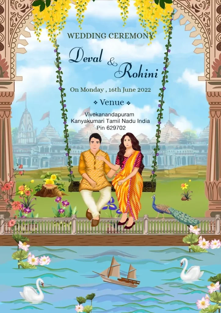 indian wedding invite templates