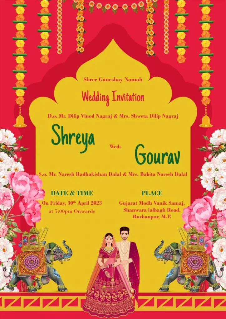 Indian Wedding Cards Online Free