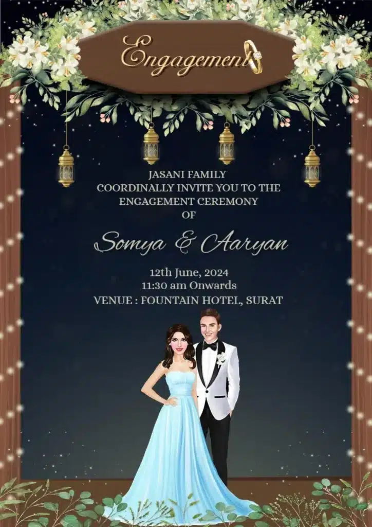 Invitation Engagement Cards