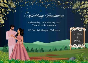 Indian wedding card templates free