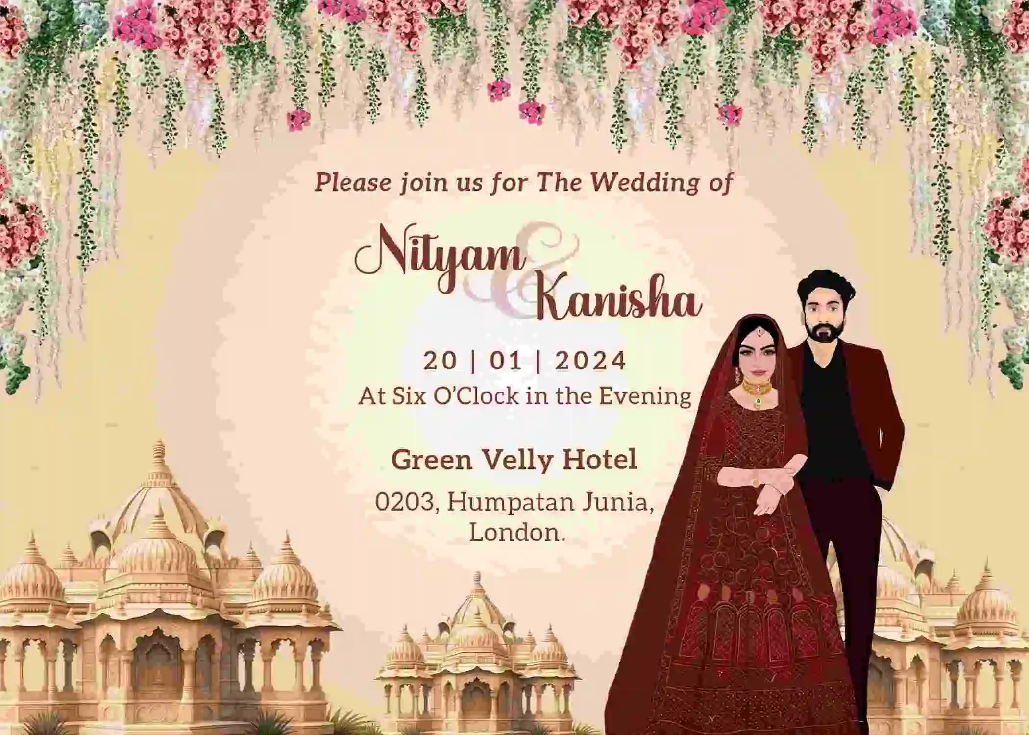 Wedding Card Design for Hindu: A Blend of Tradition and Elegance