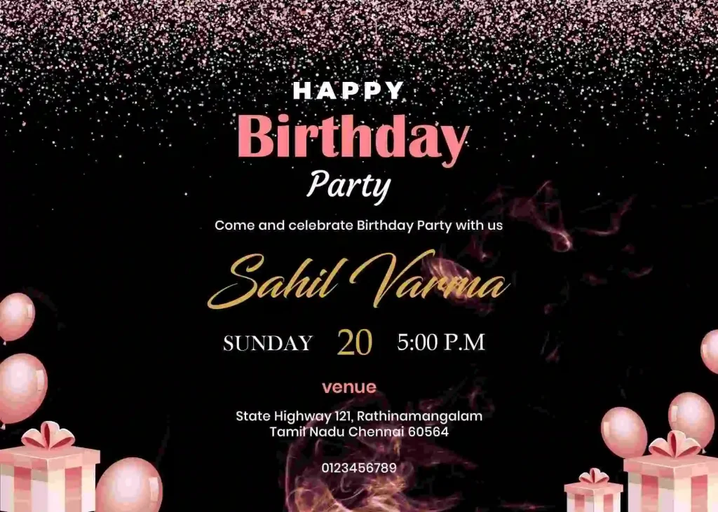 Birthday Invitation Template Create a Memorable Celebration - Crafty