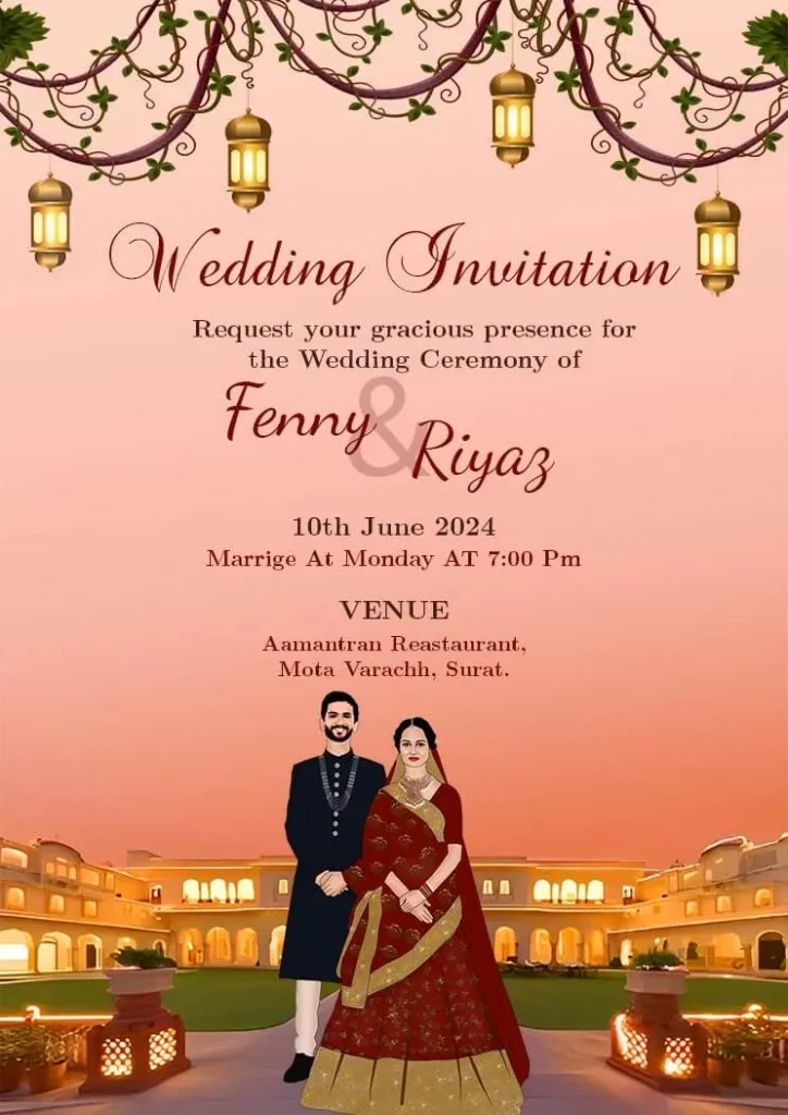 Digital Wedding Invitation