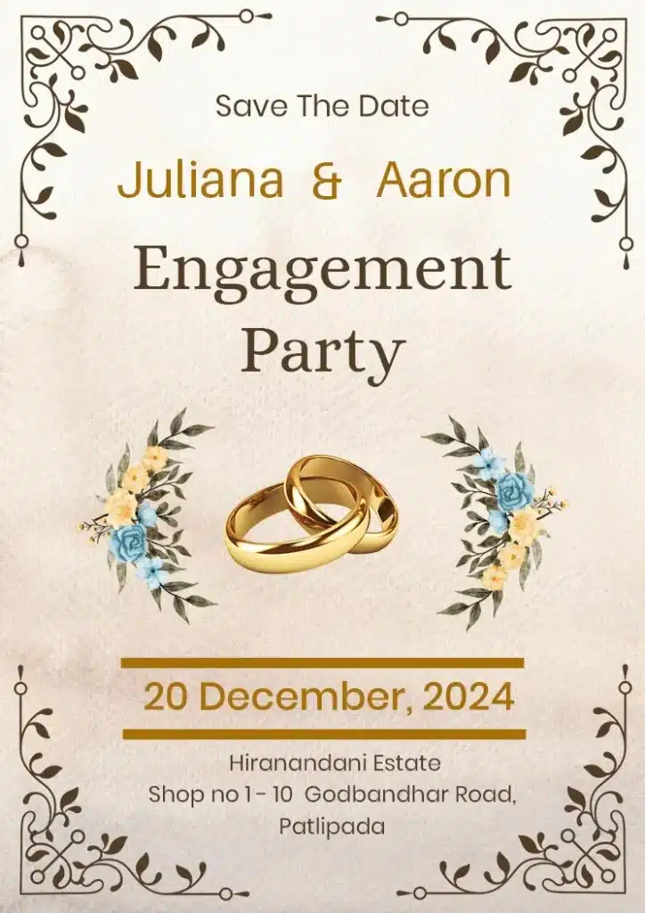 Invitation Engagement Cards