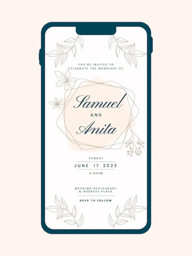 Wedding Invitation Card Online Free