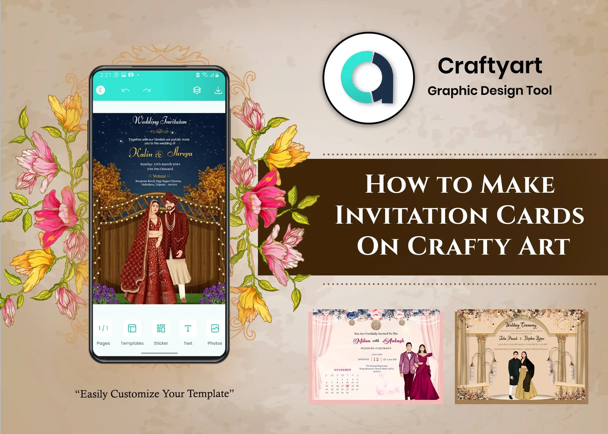 How to Make Invitation Cards On Crafty Art