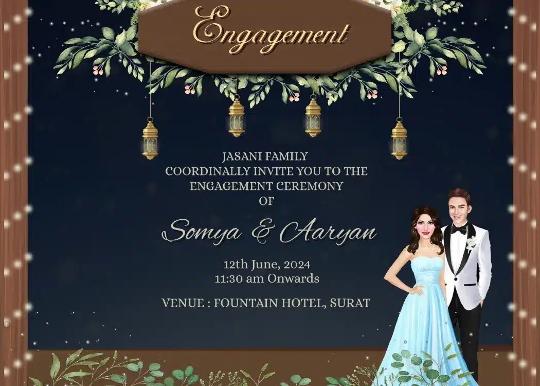 Ring ceremony invitation card design || latest project with best size || -  YouTube