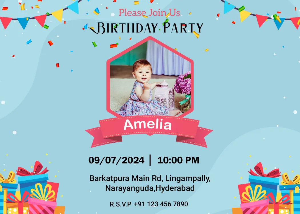 Birthday Party Invitation: Setting the Stage for Celebration