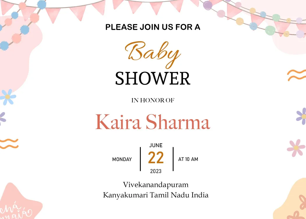 Baby Shower Invitation: Creating a Memorable Introduction