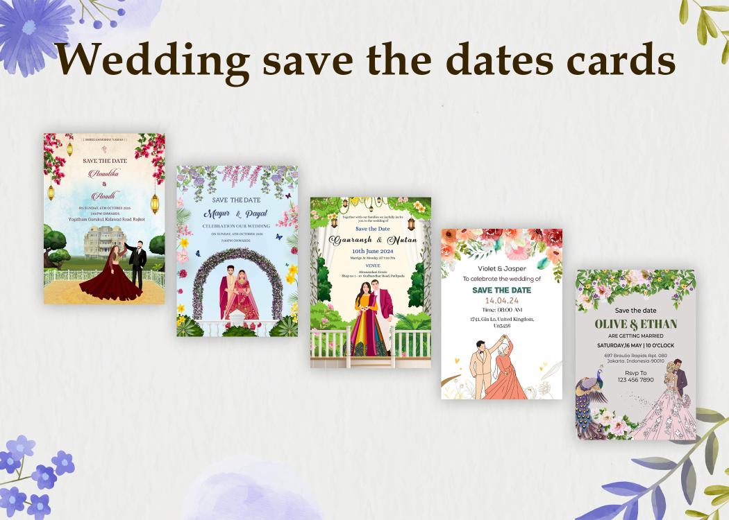 Make Best Wedding Save The Date Cards