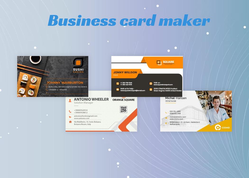 Business Card Maker: Your Professional Identity in Digital Age