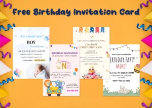 Free Birthday Invitation Card