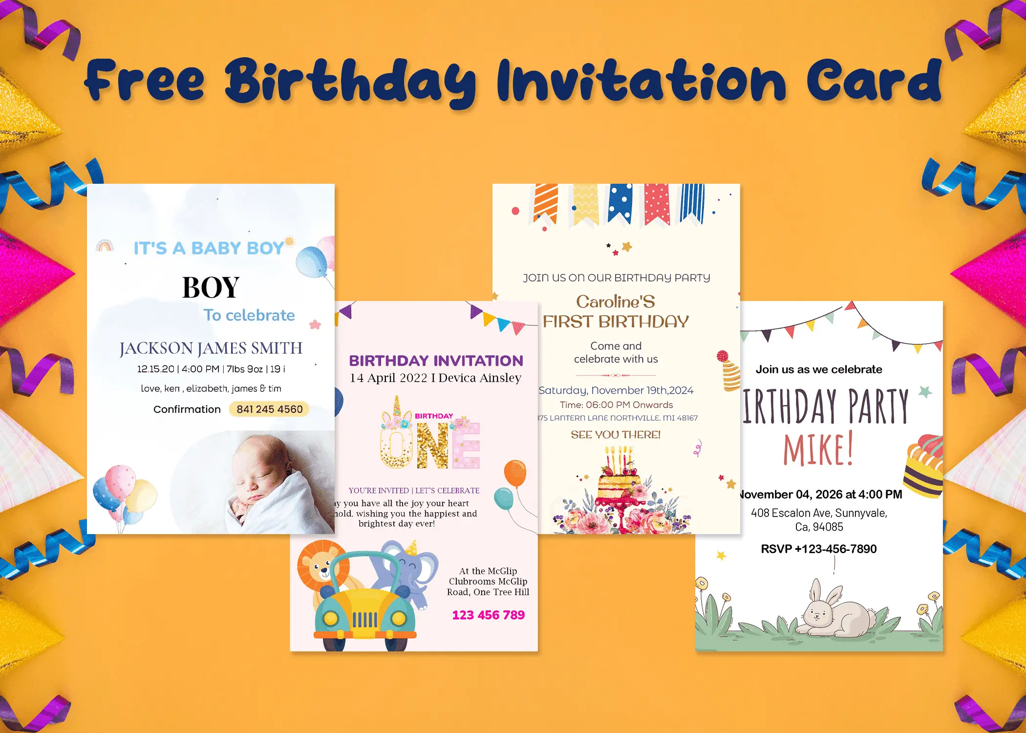 Unlocking the Magic: Free Birthday Invitation Card Ideas