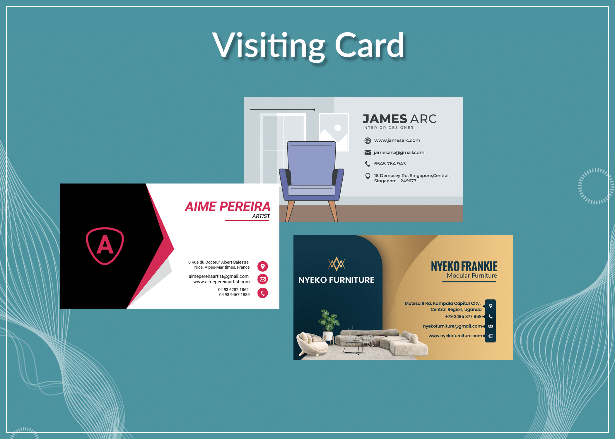 Make a Best Digital Visiting Card