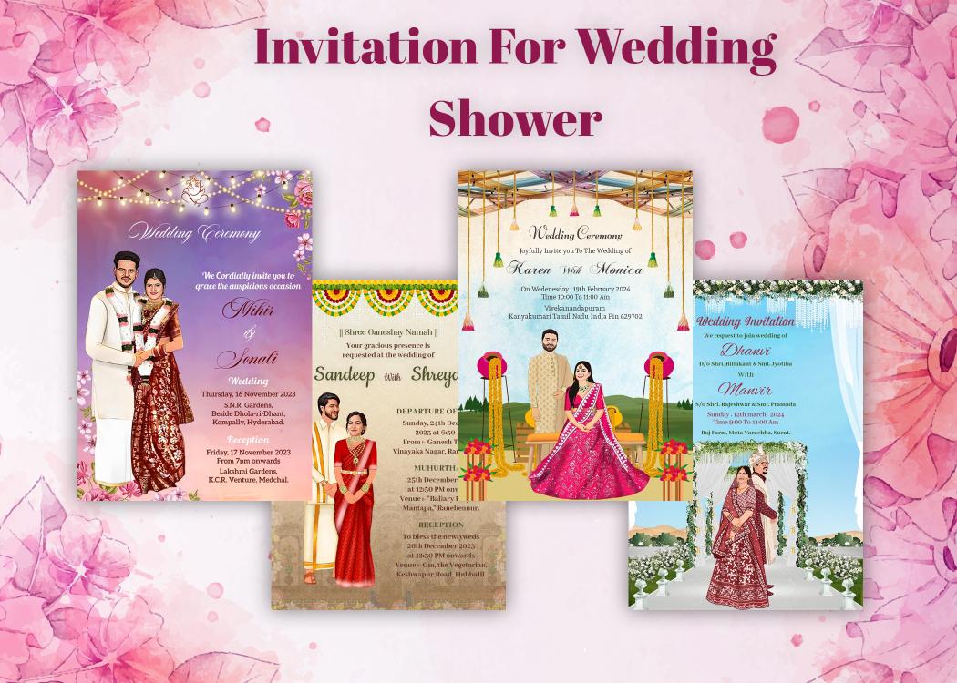 invitation for wedding shower