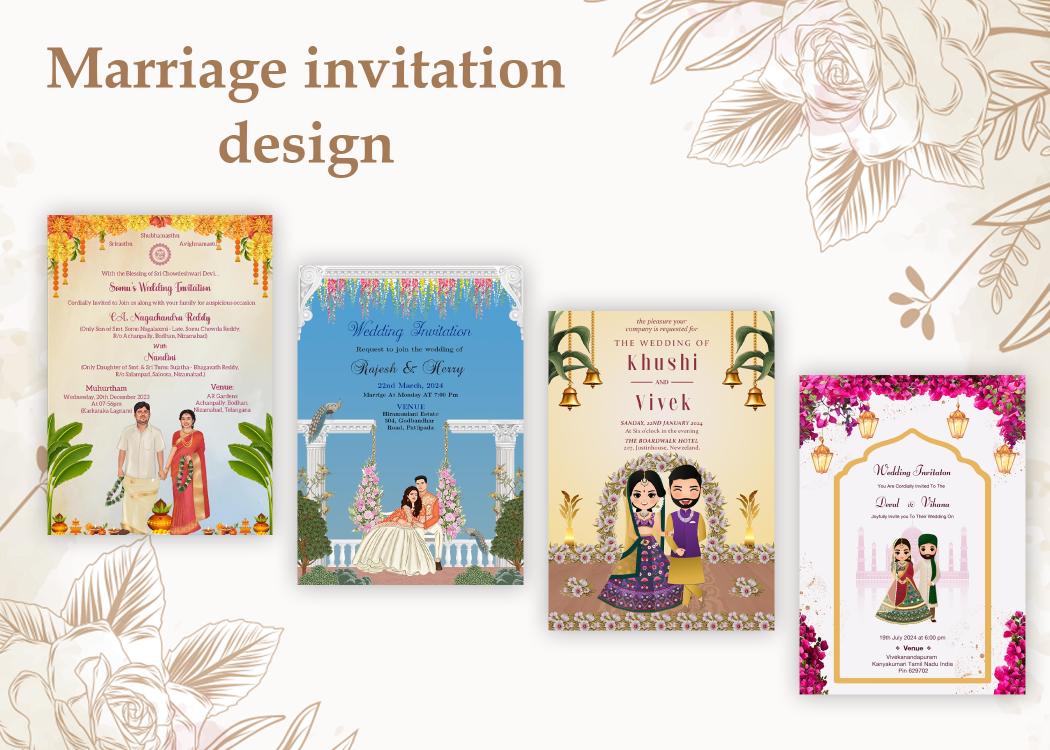 Marriage invitation design