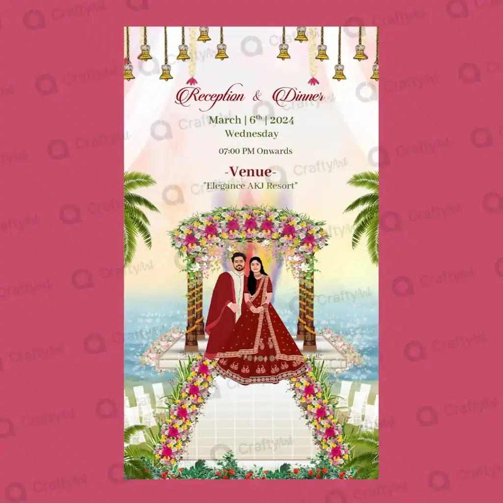 Custom Wedding Invitation