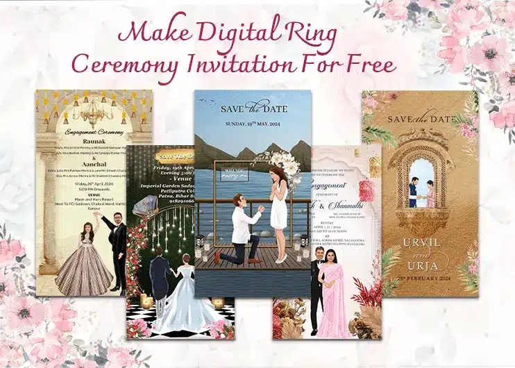 Make Digital Ring Ceremony Invitation For Free