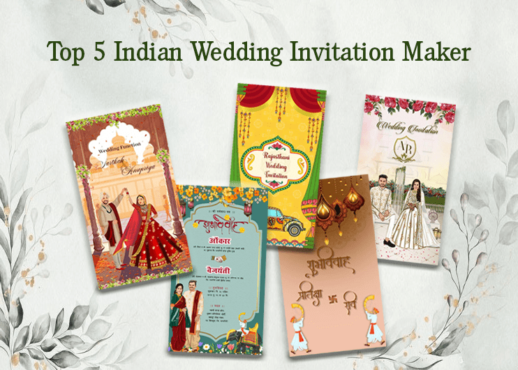 Top 5 Indian Wedding Invitation Makers