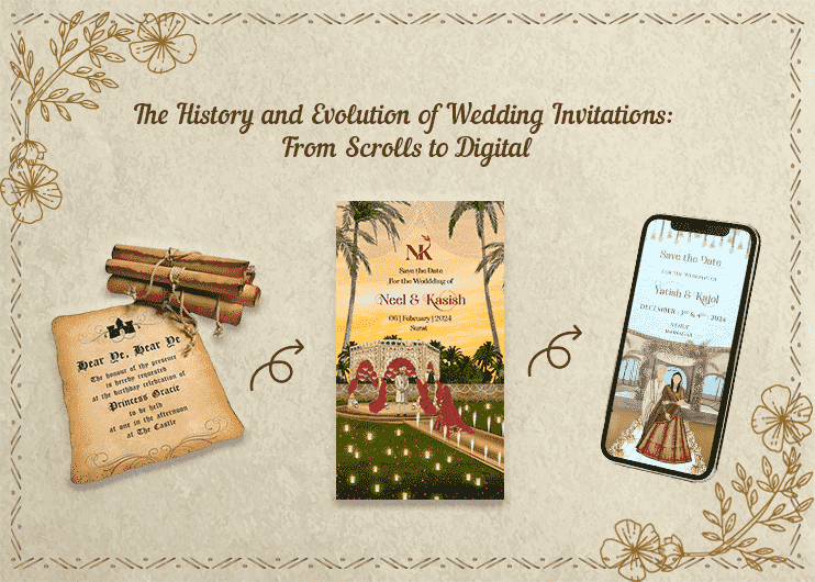 The History and Evolution of Wedding Invitations: From Scrolls to Digital