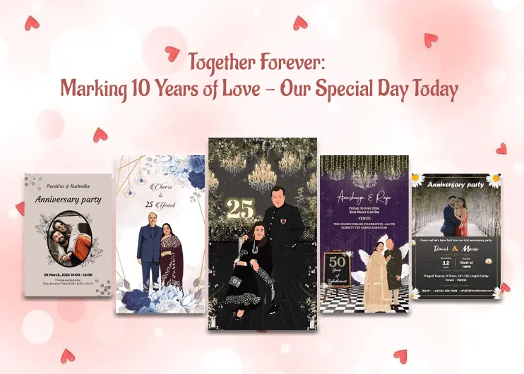 Together Forever: Marking 10 Years of Love – Our Special Day Today