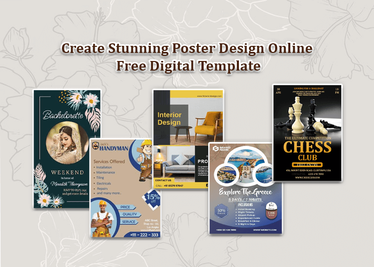 Create Stunning Poster Design Online Free Digital Template