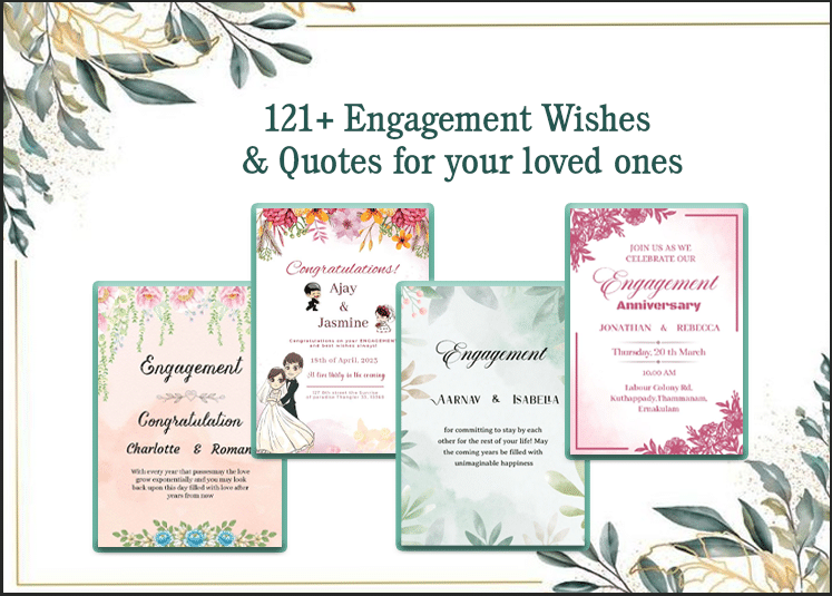 engagement wishes and quotes