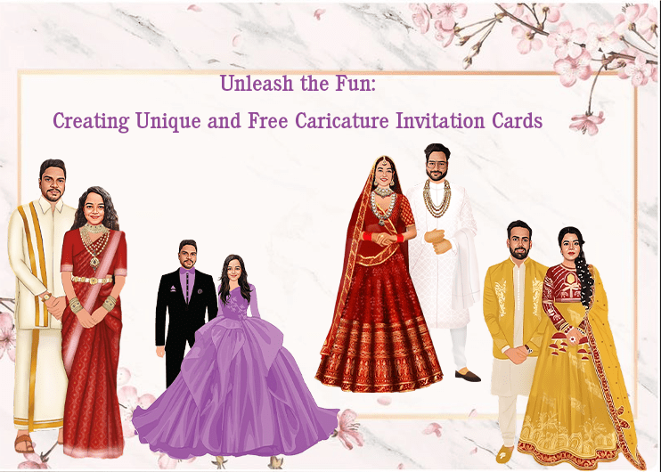 Caricature Invitation Cards