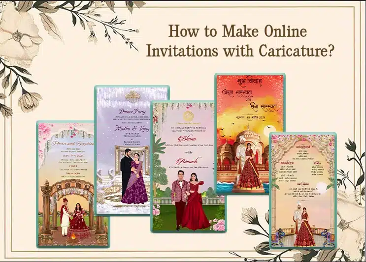Invitations with Caricature