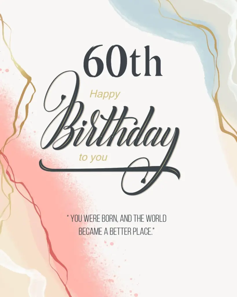 60th Birthday Wishes