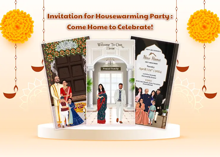 Invitation for Housewarming Party: Come Home to Celebrate!